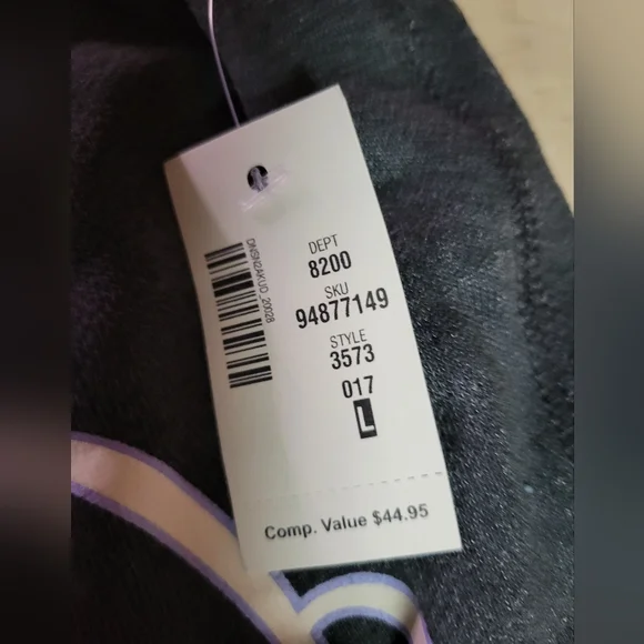 Aeropostale womens large classic cinch sweat pants logo grey - Picture 6 of 7